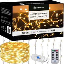 Ūdenskritums lampiņas Springos CL4020 200 Led