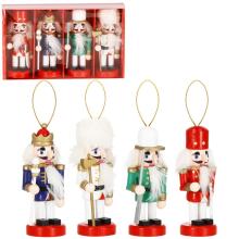 CA1110 CHRISTMAS DECORATION NUTCRACKER 10 CM 4 PCS.