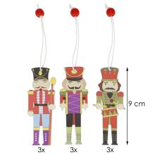 CA1092 CHRISTMAS DECORATIONS 8.9X3.1X0.2 CM