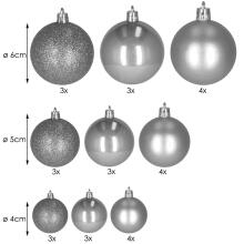 CA0173 CHRISTMAS BALLS 4/5/6 CM 30 PCS.