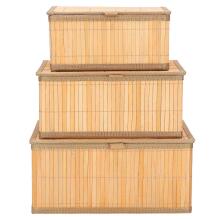 Bamboo organizers for cosmetics Springos HA0153 3 pcs.