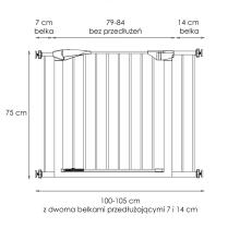 Барьер безопасности Springos SG0007AB 100-105см