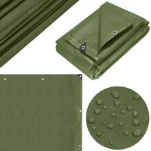 Tarpaulin 6x9m Springos GA2125 120g/m2 thick protective green sheet