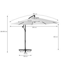 Sodo skėtis Springos GU0027 300cm