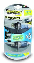 High power halogen bulbs H4 SUPERWHITE, 2 pcs