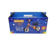 Kids balance bike 7,5 with adjustable seat height RUNNER, orange/white