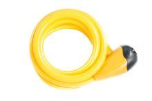 Cable lock SECURITY LOCK, Ø12x1800mm, yellow