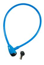 Cable lock SECURITY LOCK, Ø12x1800mm, blue