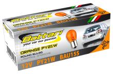 Car bulbs 12V PY21W BAU15S, orange