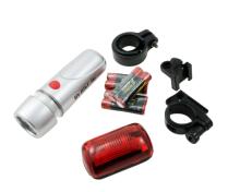 Set of front and rear lights BY-BIKE 5+5