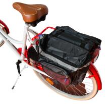 Bicycle bag FREEWAY, rear, black/red