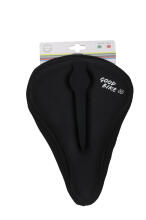 Bicycle saddle cover GEL+, black