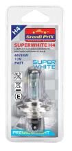 Лампа галогенная H4 12V 60/55W P43T SUPERWHITE