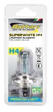 Halogen high power bulb H4 12V 60/55W P43T SUPERWHITE 