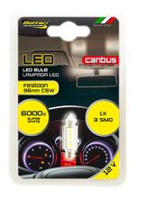 LED bulb, 1 pc., C5W 36mm Festoon/Canbus, 3SMD