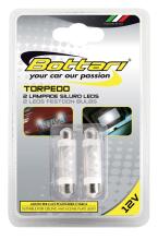 LED spuldzes TORPEDO, 10x43mm