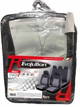 Set of car seat covers IBIZA, black/grey