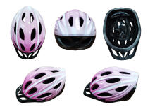 Bicycle helmet for adults PINK, size L