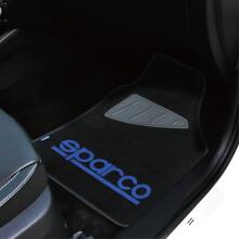 Sparco Car Mats, black/blue