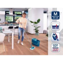 LEIFHEIT Floor Cleaning Set Clean Twist M Ergo + gr. mazg. to. Power Cleaner 1L