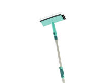 LEIFHEIT Window Cleaner and Brush with Telescopic Handle 120-200cm Brush Window Cleaner