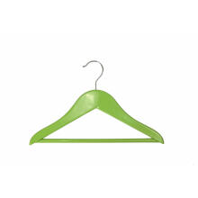 Clothes hangers for children 3pcs assorted wooden Wood 30cm, light blue/green/red/grey/green/yellow