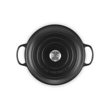 Le Creuset Ketaus seklus puodas 30cm / 3,5L matinis juodas