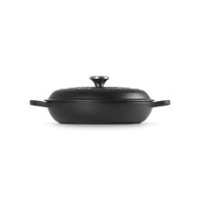 Le Creuset Ketaus seklus puodas 30cm / 3,5L matinis juodas