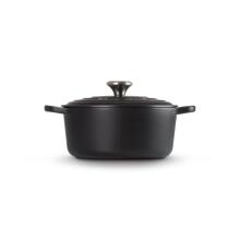 Le Creuset Cast iron pot round &Oslash;26cm / 5,3L mat black