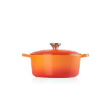 Le Creuset Чугунная круглая кастрюля &Oslash;24 см / 4,2 л оранжевая