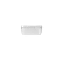 Food storage container square 0,9L Snap Box transparent