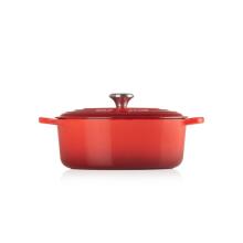 Le Creuset Ketaus puodas ovalus 31cm / 6,3L raudonas 