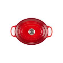 Le Creuset Čuguna katls ovāls 31cm / 6,3L sarkans 