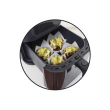 Kēksiņu papīra formiņas 12 gab. baltas Air Fryer &Oslash;8,5x8cm 