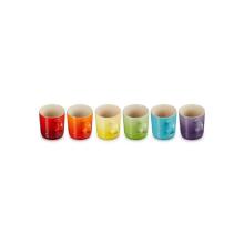 Le Creuset Mug set of 6 stoneware 350ml in different colours