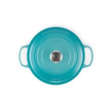 Le Creuset Cast iron pot round &Oslash;26cm / 5,3L light blue