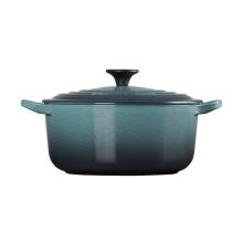 Le Creuset Čuguna katls apaļš &Oslash;20cm / 2,4L zilganzaļš