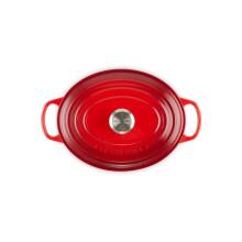 Le Creuset Кастрюля чугунная овальная 27см/4,1л красная