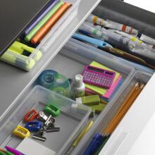 Коробка Sistemo Organizer 2 15 x 7,5 x 5 см прозрачная/светло-серая