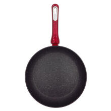 Cosmo frying pan &Oslash;18cm induction red with guard