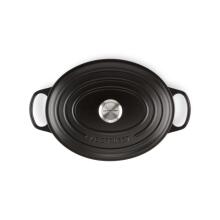 Le Creuset Čuguna katls ovāls 31cm / 6,3L matēts melns 