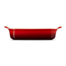 Le Creuset Cepamtrauks taisnstūra Heritage akmens masas 32x24cm / 4L oranžs