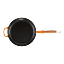 Le Creuset Čuguna panna ar koka rokturi &Oslash;28cm oranža