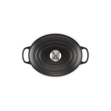 Le Creuset Čuguna katls ovāls 27cm / 4,1L matēts melns 