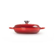 Le Creuset Чугунная неглубокая кастрюля 30 см / 3,5 л красная 