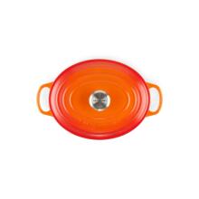 Le Creuset Čuguna katls ovāls 31cm / 6,3L oranžs 