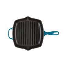 Le Creuset Cast iron grill pan square 26x26cm blue