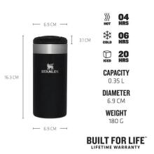 The AeroLight Transit Mug 0,35 L black