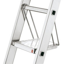 ProfiStep Combi Combination Staircase with additional step set / aluminium / 3x9 steps