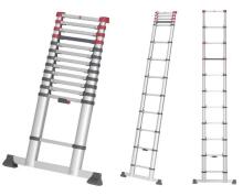 Telescopic ladder T80 FlexLine / aluminium / 9 steps